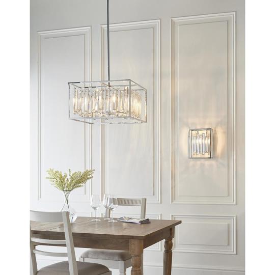 osvetlenie lampa luster zavesene stropna spalna obyvacka predsien salon luxus nikel leskla strieborna visuta 6 ziaroviek.jpg